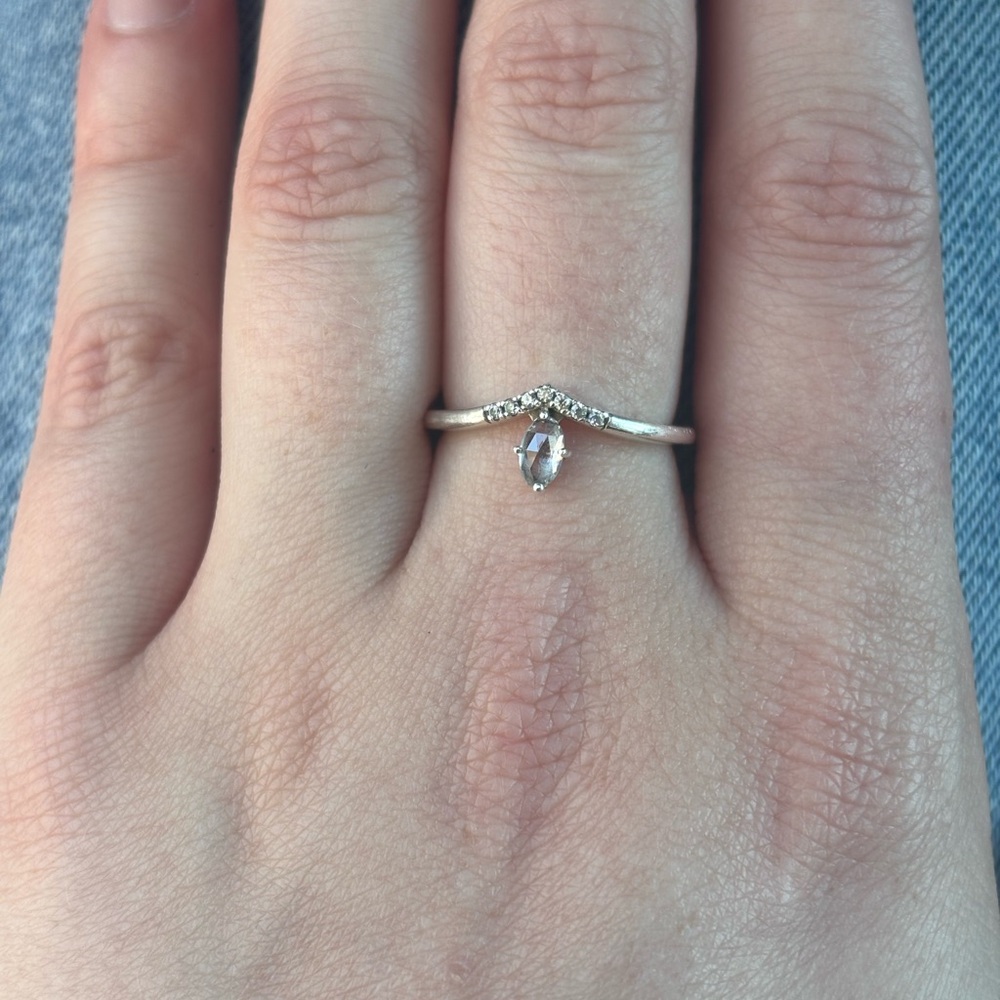 Pandora wishbone ring size 5